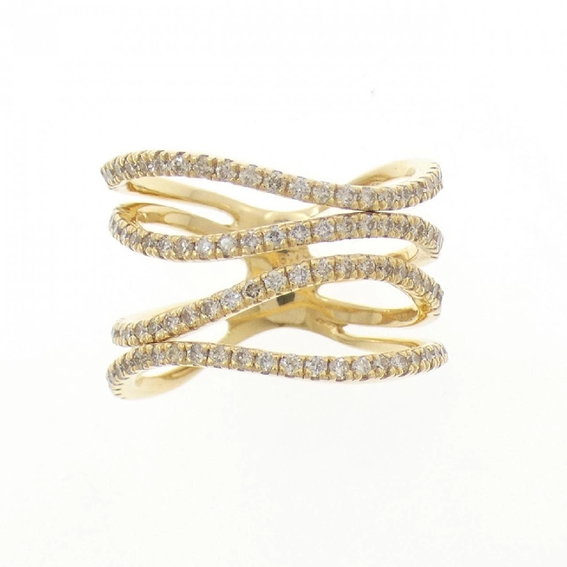 Nhẫn kim cương K18YG 0.75CT - Hàng hiệu Authentic 850637