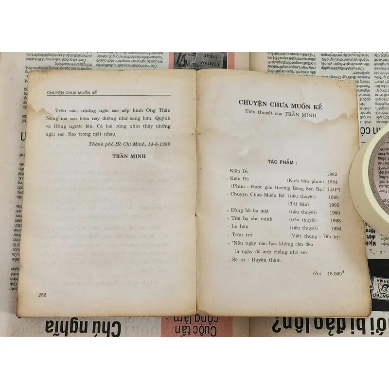 Tiểu thuyết Chuyện chưa muốn kể của tác giả Trần Minh 704945