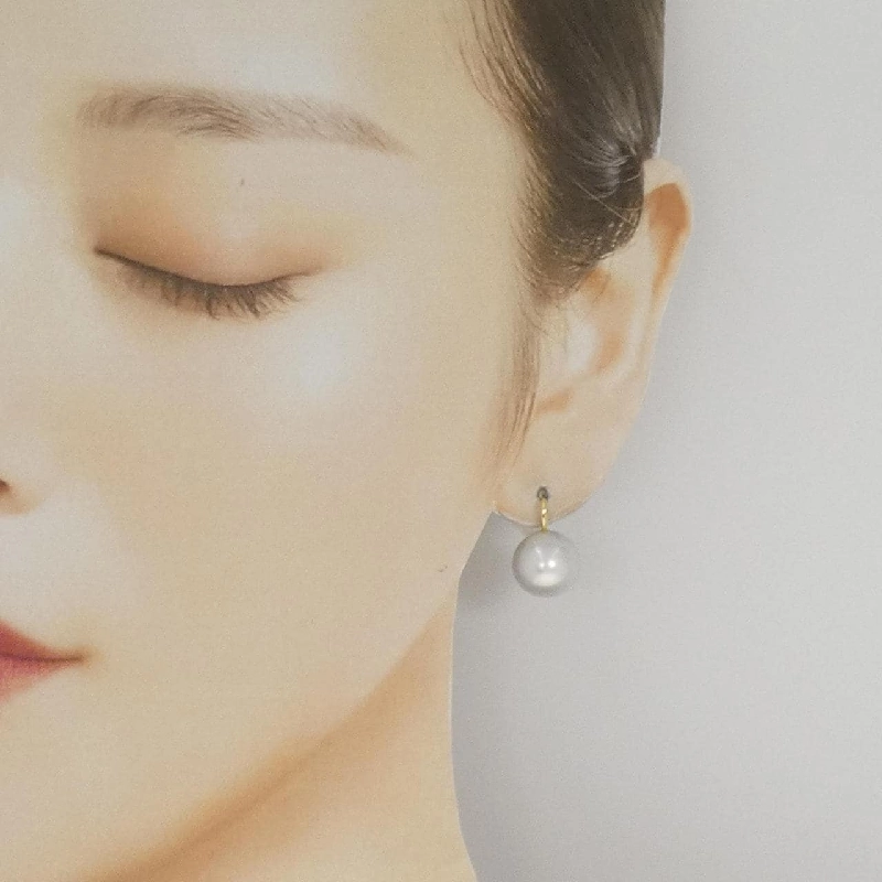 K18YG Bạch Ngọc Trai Bông Tai 11.7mm - Hàng hiệu Chính Hãng 864153