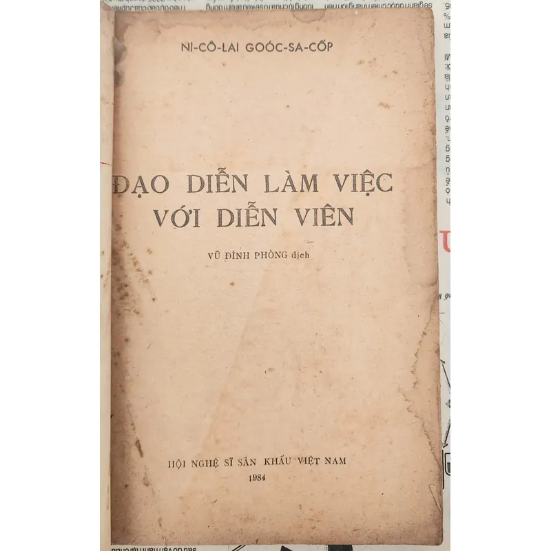 Tp kinh điển của Liên Xô: ĐẠO DIỄN LÀM VIỆC VỚI DIỄN VIÊN (Nikolai Gorsakov) 728375