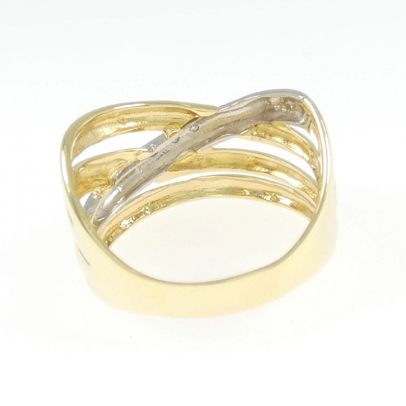 Nhẫn kim cương K18YG/PT900 666066