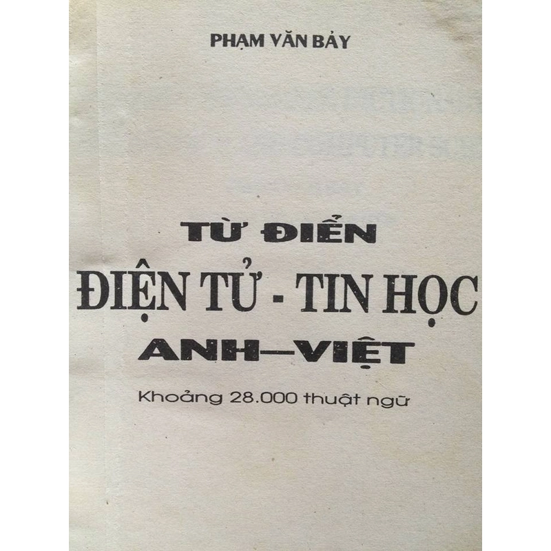 TỪ ĐIỂN ĐIỆN TỬ & TIN HỌC ANH - VIỆT 484692