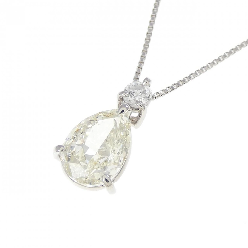 Dây chuyền kim cương PT900/PT850 1.003CT L SI2 cắt hình fancy - Hàng hiệu Authentic 875249