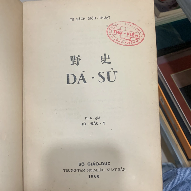 DÃ SỬ - Hồ Đắc Ý dịch 279599