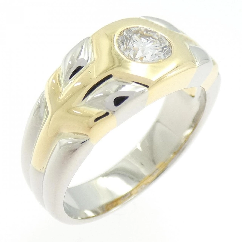 Nhẫn kim cương K18YG/PT900 0.556CT - Hàng hiệu Authentic 848740