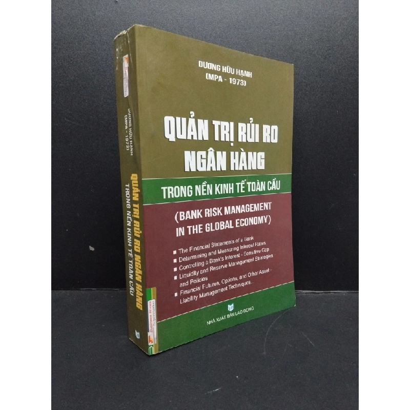 Quản trị rủi ro ngân hàng trong nền kinh tế toàn cầu mới 90% bẩn nhẹ HCM1906 Dương Hữu Hạng SÁCH GIÁO TRÌNH, CHUYÊN MÔN 174644