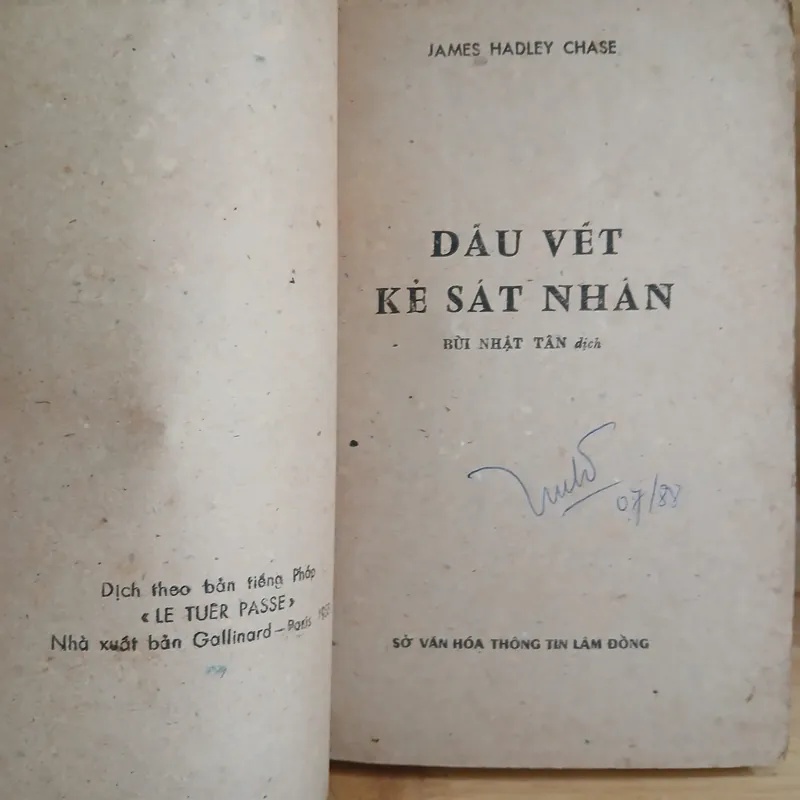 Tiểu Thuyết Trinh Thám - Dấu Vết Kẻ Sát Nhân (James Hadley Chase) 593858