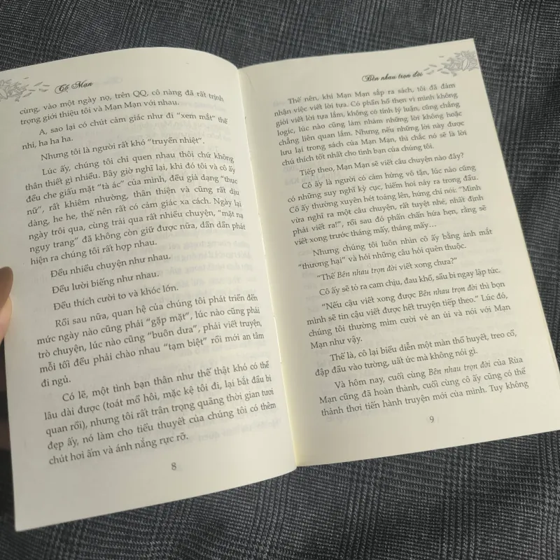 Bên nhau trọn đời - Cố Mạn - Giá bìa 75k 755641