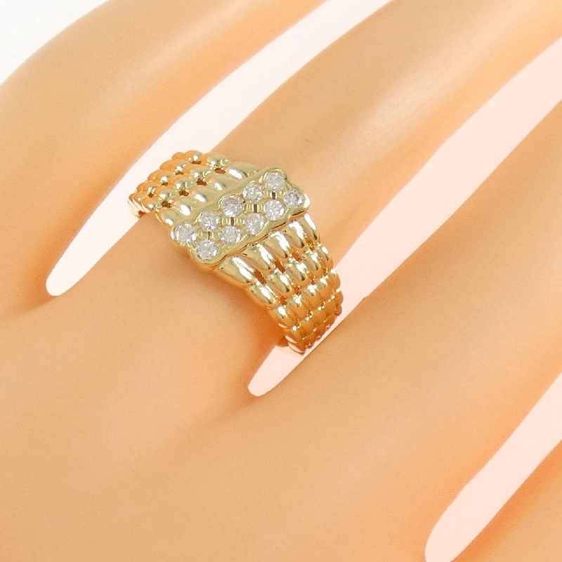 Nhẫn kim cương K18YG 0.20CT - Hàng hiệu Authentic 854859