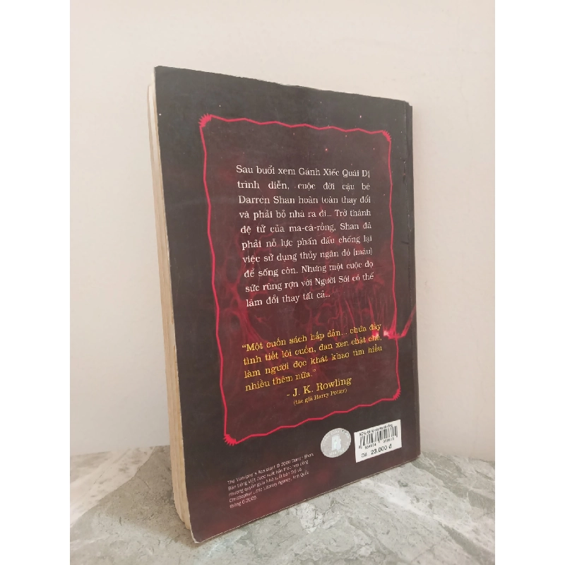 [Phiên Chợ Sách Cũ] Những Câu Chuyện Kỳ Lạ Của Darren Shan - Đệ Tử Của Ma Cà Rồng (2006) - Darren Shan S0612 722686