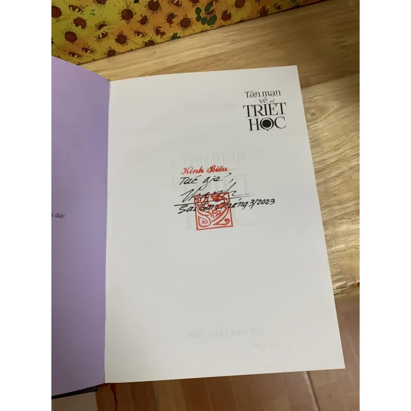 Tản Mạn Về Triết Học - Lê Tử Thành - Có Triện Và Chữ Ký Tác Giả  925733