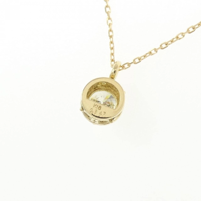 K18YG Dây chuyền kim cương 0.347CT - Hàng hiệu Authentic 848069