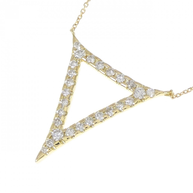 K18YG Dây chuyền kim cương 0.50CT - Hàng hiệu Authentic 860511