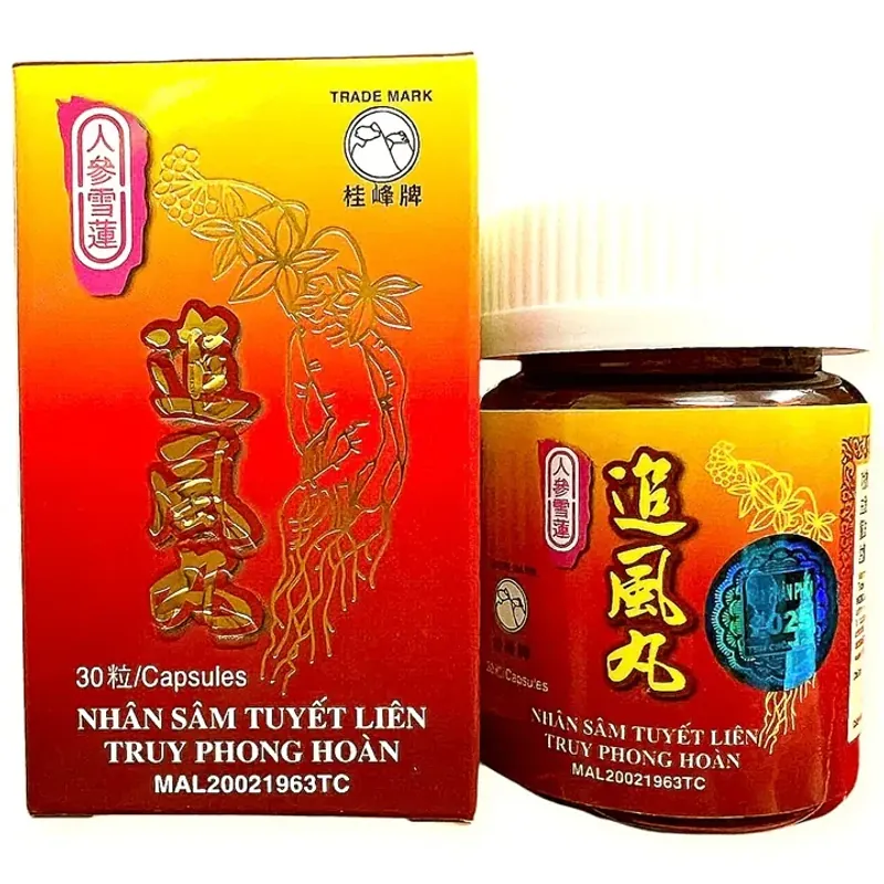 Viên uống đau nhức xương khớp Nhân Sâm Tuyết Liên Truy Phong Hoàn 800840