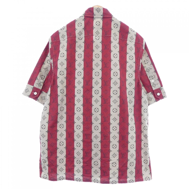 Áo sơ mi ngắn tay Louis Vuitton Monogram Trunk Stripe NIGO phiên bản giới hạn Nhật Bản HMS05WJB8 - Hàng hiệu Authentic 893038