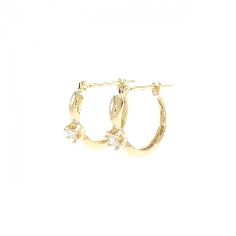 K18YG Bông tai kim cương 0.2CT - Hàng hiệu Chính hãng 875074