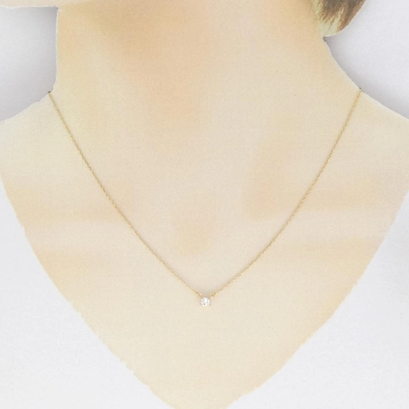 K18YG Dây chuyền kim cương - Hàng hiệu Authentic 859547