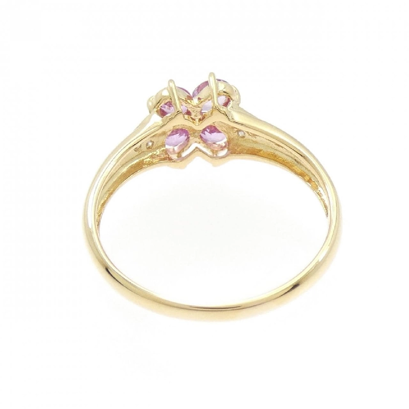 Nhẫn Sapphire Hoa K18YG 0.63CT - Hàng hiệu Chính hãng 851894