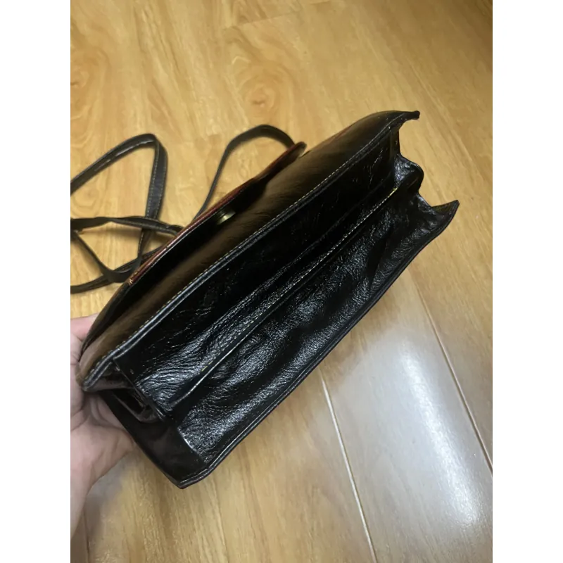 Túi nữ 25x18x7 da thật hoạ tiết 2hand 1002007