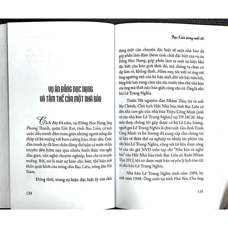 BẠC LIÊU TRONG MẮT TÔI - Tác giả PHAN TRUNG NGHĨA 1031041