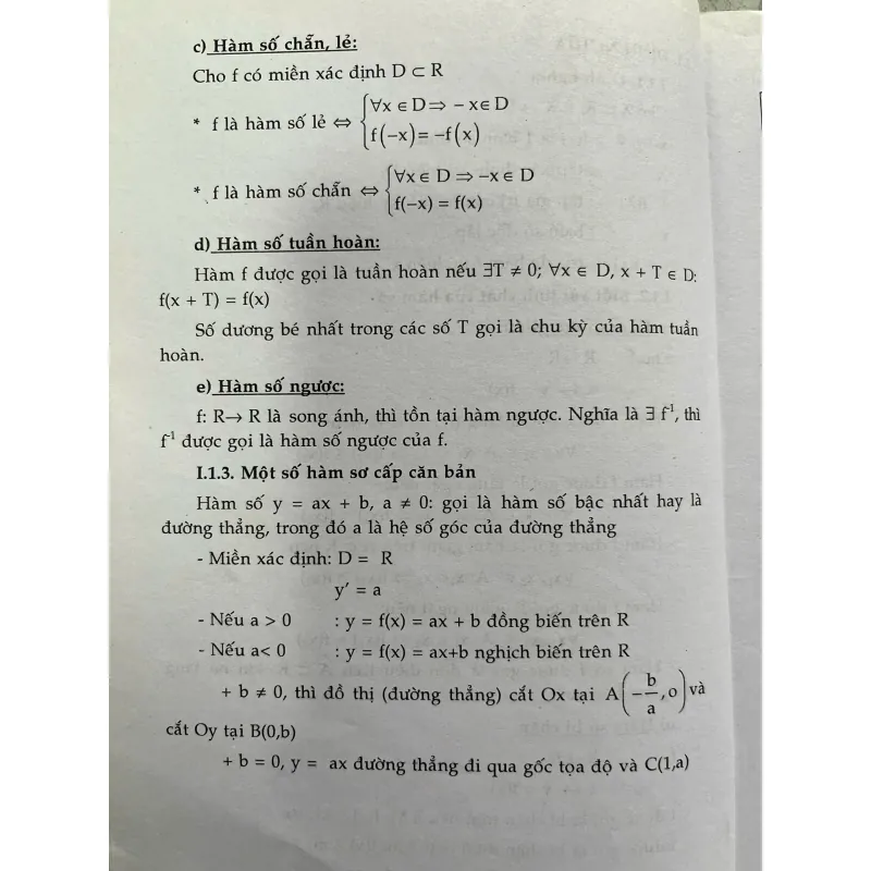 TOÁN CAO CẤP C1 VÀ MỘT SỐ ỨNG DỤNG TRONG KINH DOANH(Full bộ 2 tập) 702629