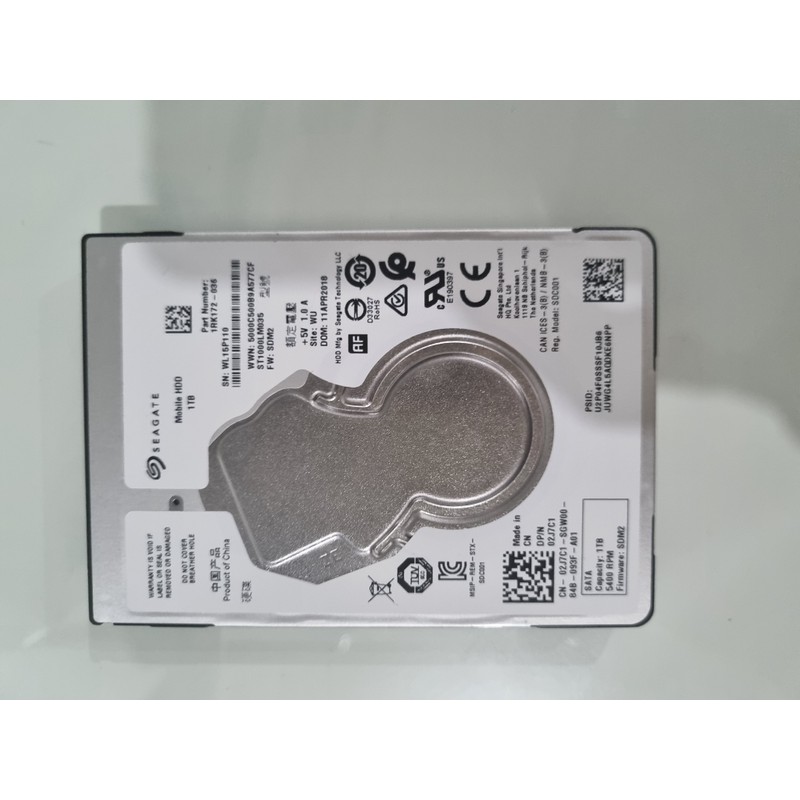 Ổ cứng  SEAGATE HDD SATA 1TB  2.5" chính hãng  160033