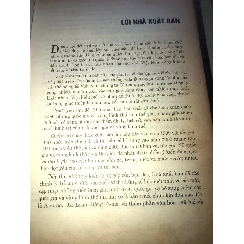 198 quốc gia và vùng lãnh thổ trên thế giới 973010