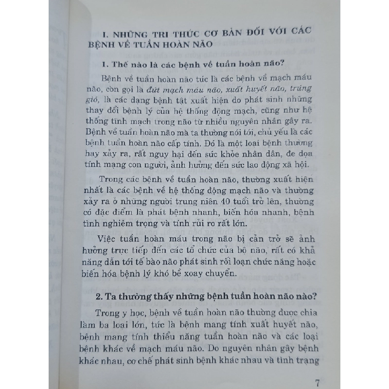 Hỏi & đáp về bệnh Tuần hoàn não - Võ Toán (biên soạn) 522120