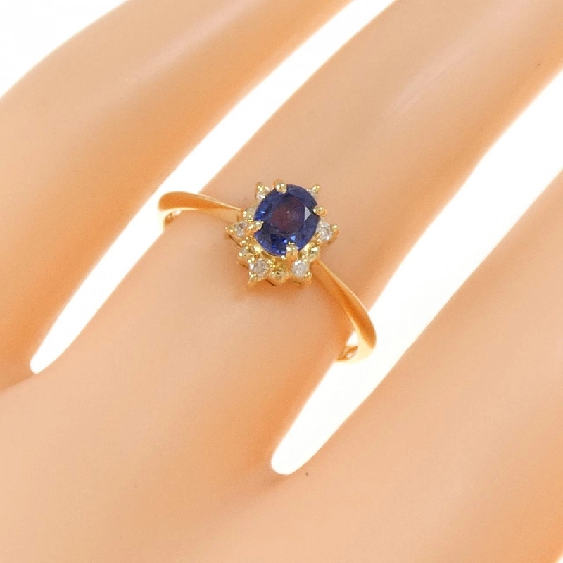 Nhẫn Sapphire K18YG 0.51CT 669042