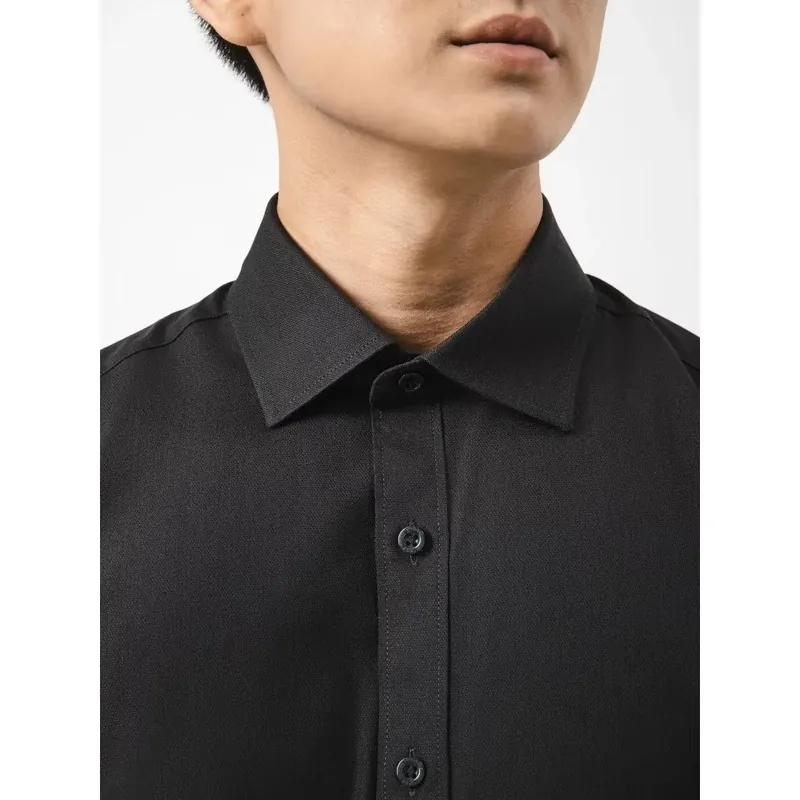 Áo sơ mi đen Coolmate size S vải Modal thoáng khí mặc 1 lần 564890