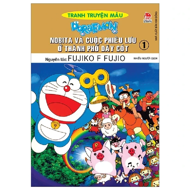 Doraemon - Tranh Truyện Màu - Nobita Và Cuộc Phiêu Lưu Ở Thành Phố Dây Cót - Tập 1 - Fujiko F Fujio 317884