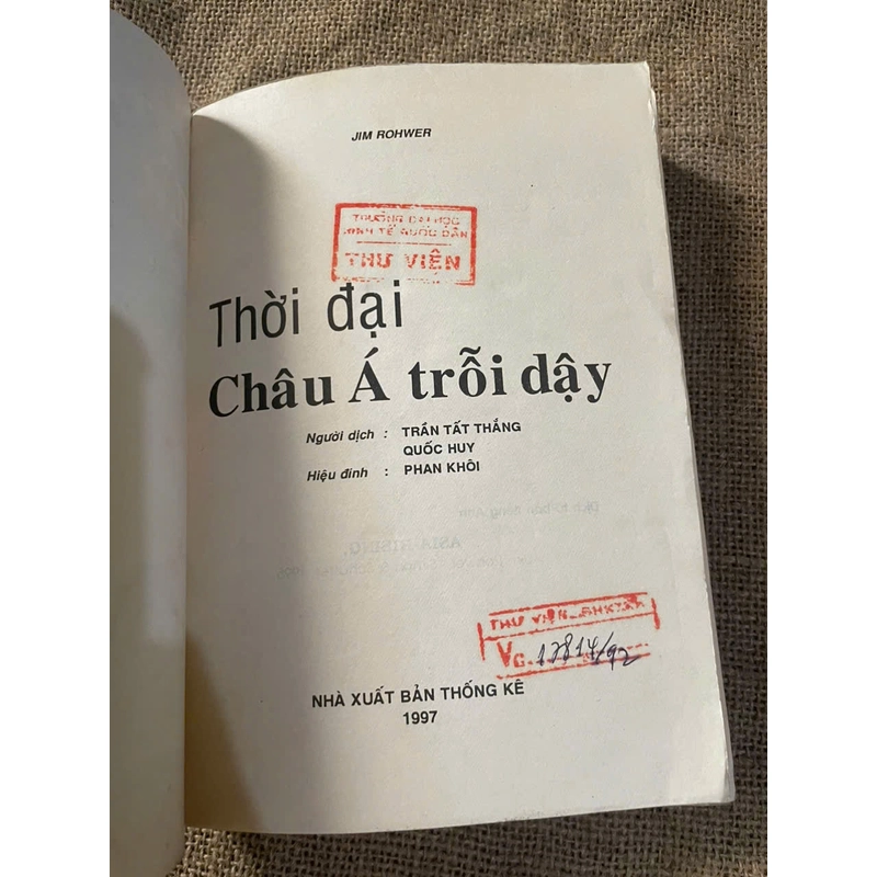 THỜI ĐẠI CHÂU Á TRỖI DẬY- JIM ROHWER- 1997 452531