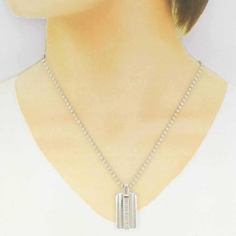 Dây chuyền nhãn hiệu Tiffany Atlas Numeric Tag - Hàng hiệu Authentic 845000