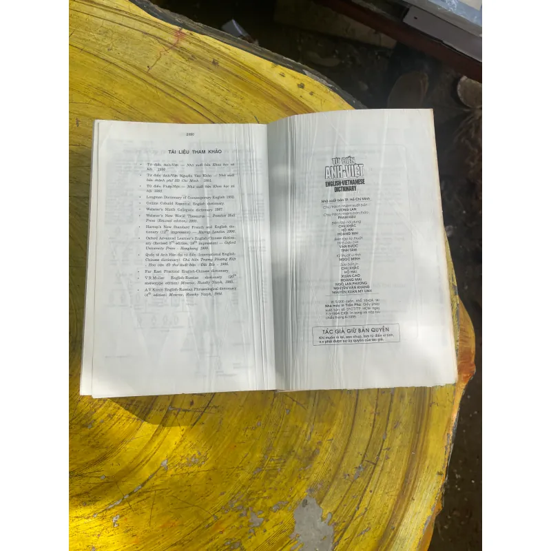 TỪ ĐIỂN ANH - VIỆT ENGLISH- VIETNAMESE DICTIONARY 1995 730697