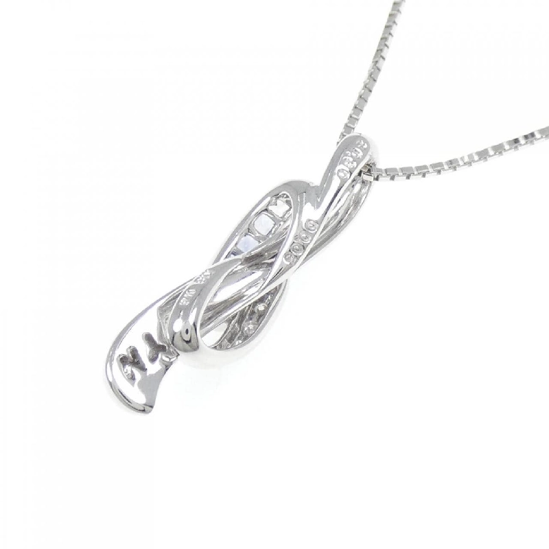 K18WG Sapphire Necklace 0.30CT - Hàng hiệu Authentic 862324