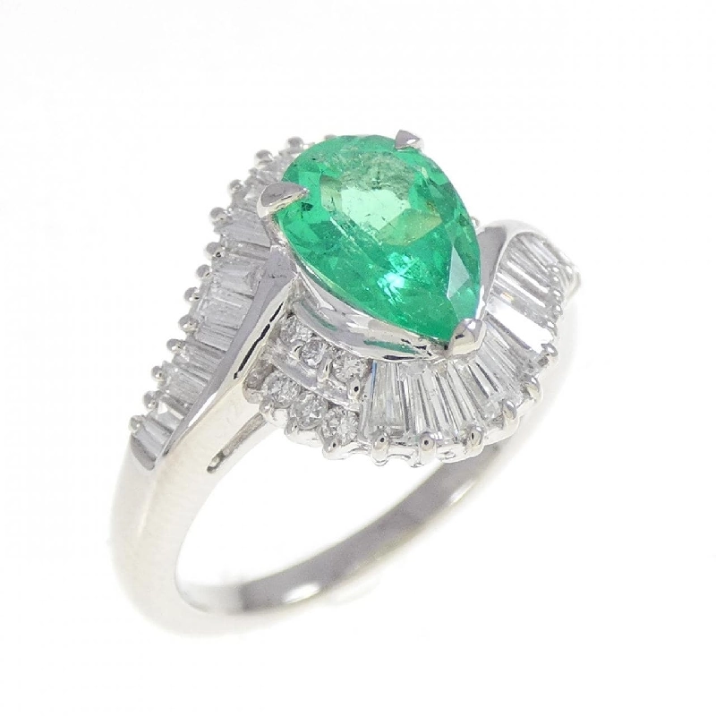 Nhẫn Emerald PT900 1.50CT - Hàng hiệu Chính hãng 853114