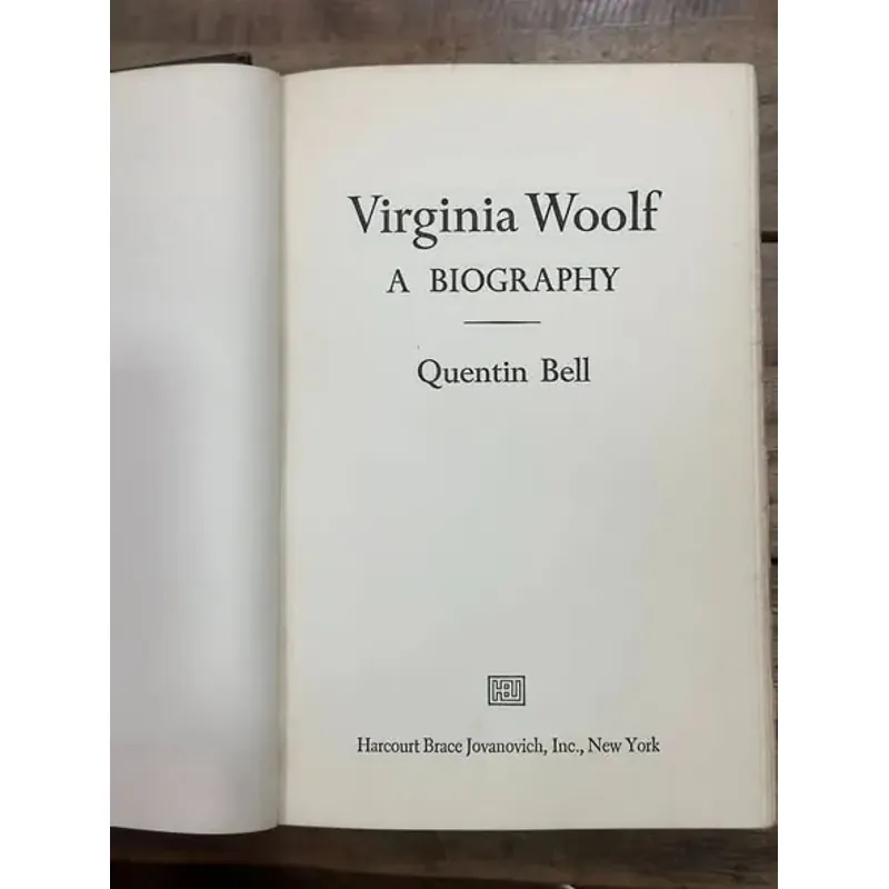 Virginia Woolf: A Biography - Quentin Bell 730879