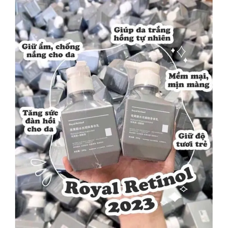 Kem Ủ Kích Trắng Body Royal Retinol B22 The Matrix Retinol 1.5% 200g Mẫu Mới 562003