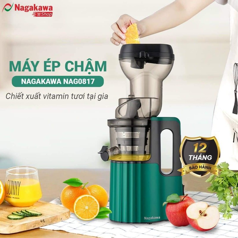 MÁY ÉP CHẬM NAGAKAWA 0817 80971