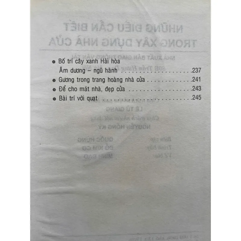 NHỮNG ĐIỀU CẦN BIẾT TRONG XÂY DỰNG NHÀ CỬA 759915