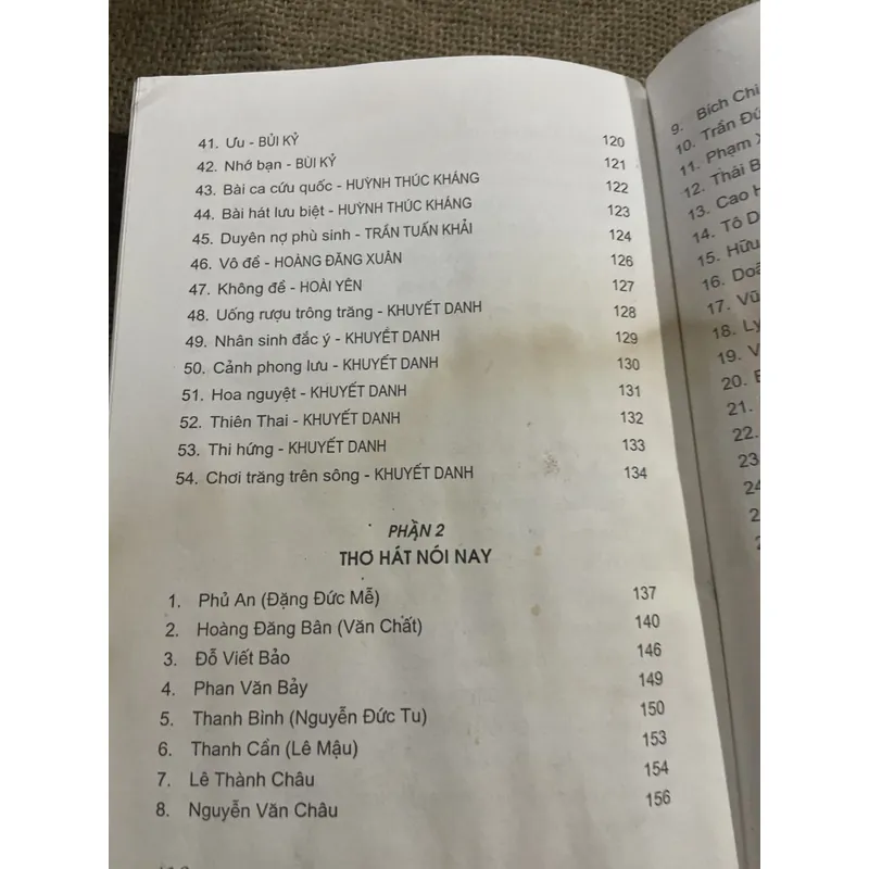 HOÀI YÊN & NGUYỄN XUÂN DIỆN - THƠ HÁT NÓI XƯA VÀ NAY, có chữ ký tác giả  714664