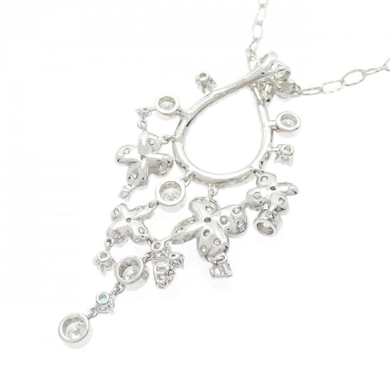 750WG/K18WG Tourmaline Necklace 0.136CT - Hàng hiệu Authentic 850182