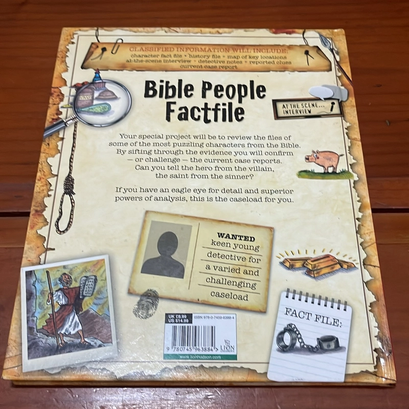 PICTURE BOOK Bible people factfile 536490