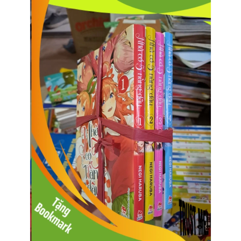 (TẶNG BOOKMARK) Nhà có 5 nàng dâu tập 1,2,3,4 - Haruba - mới 90% - TRUYỆN TRANH - RBK0111 949227