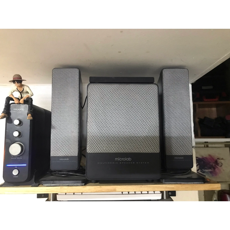 Bộ microlap  fc570 amply rời cũ đã bọc lại  ê căng  539427