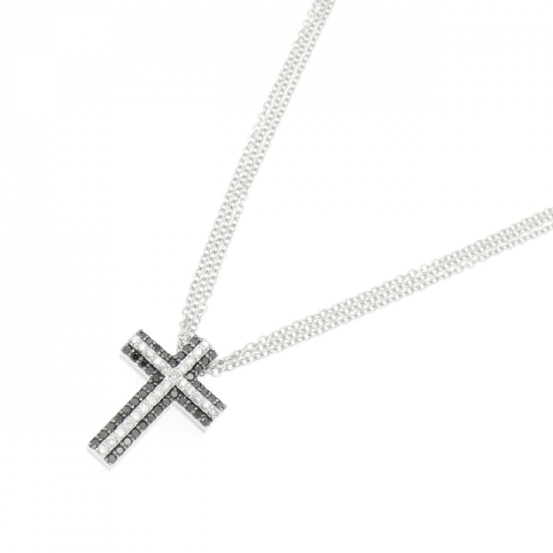 Ponte Vecchio Dây chuyền kim cương chéo 0.39CT - Hàng hiệu Authentic 841544