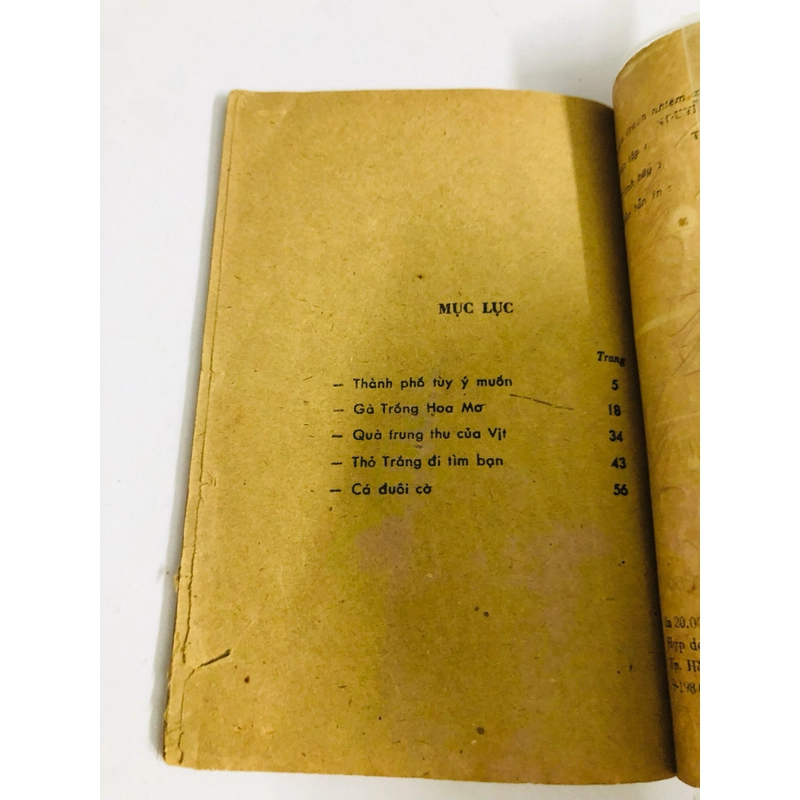 📚 THÀNH PHỐ TUỲ Ý MUỐN NXB: Măng Non, 1984 545968