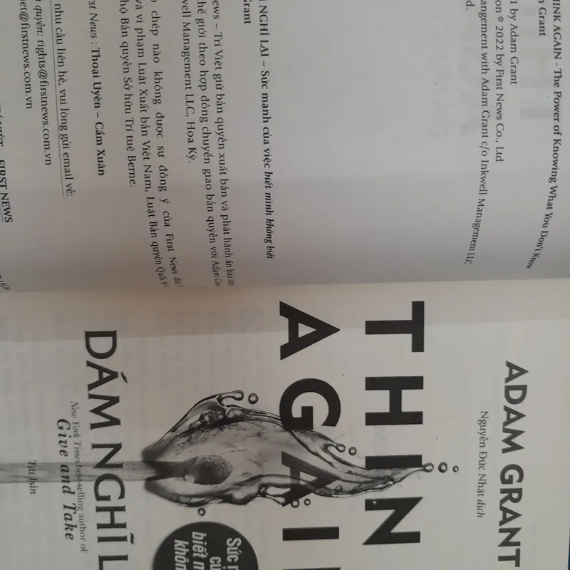 Dám nghĩ lại Adam Grant 573920