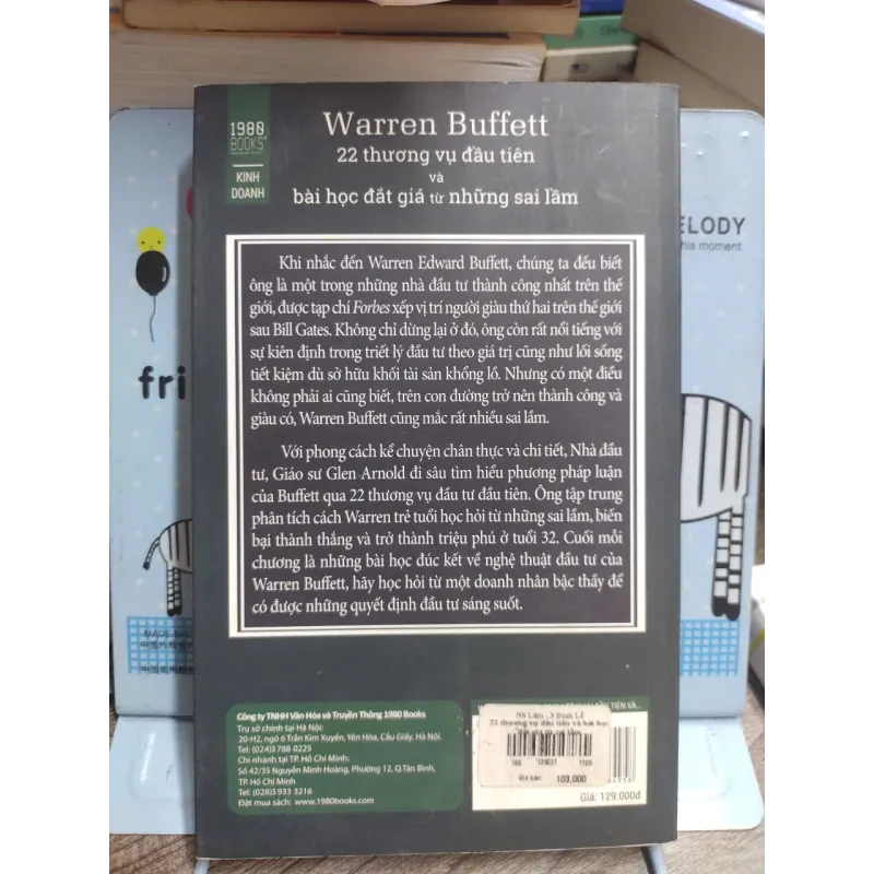 Sách: Warren Buffet 22 thương vụ đầu tiên và bài học đắt giá từ những sai lầm 593963