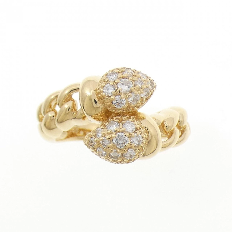 Nhẫn kim cương K18YG 0.35 - Hàng hiệu Authentic 854306